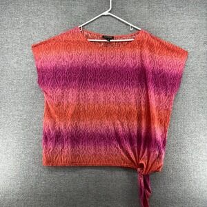 Lauren Ralph Lauren Blouse‎ Women 3X Pink Red Knot